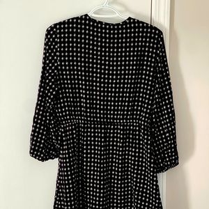 Black and white dress